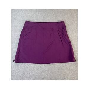 Athleta Skort Ripstop Sangria Active Pull On Tennis Pickleball Golf Purple Sz 14